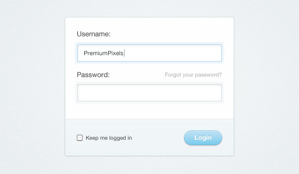 Elegant Login Form Design