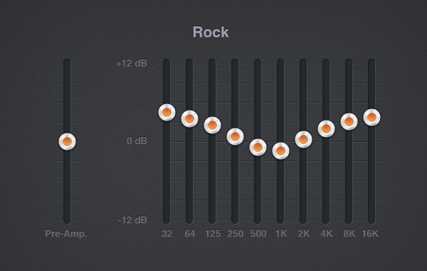 Equalizer UI 