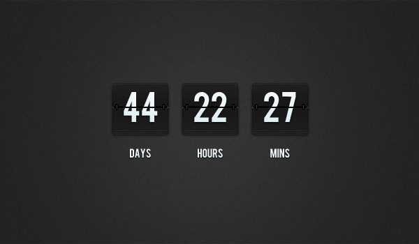 Flip-Clock Countdown