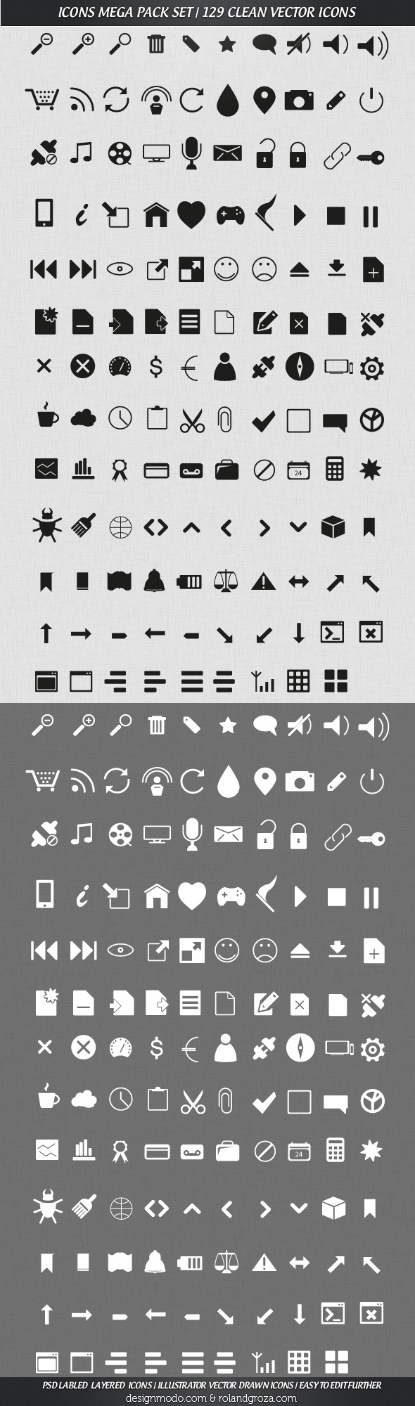 Mega Pack Vector Icons Set