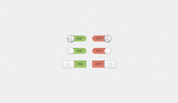On/Off Switches and Toggles