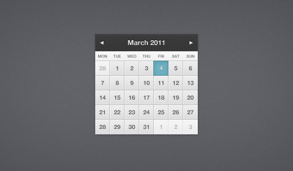 Pretty Little Calendar