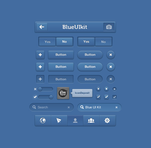 Blue UI Kit