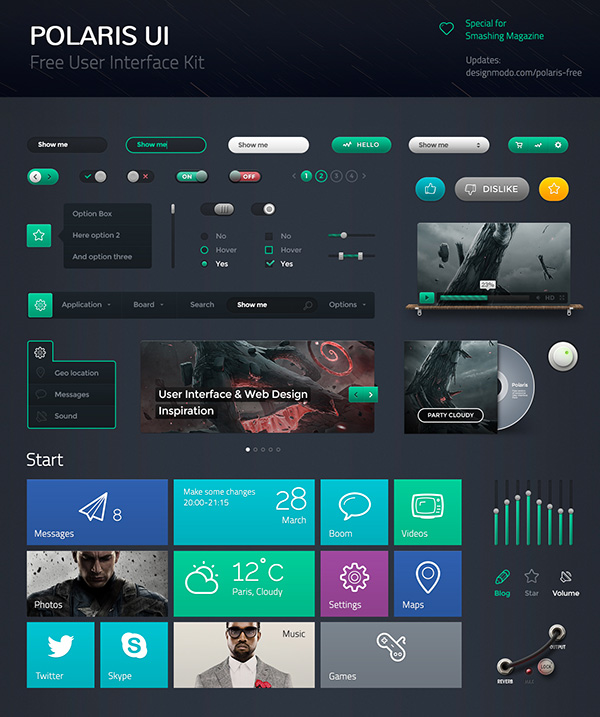 Polaris UI Free - User Interface Pack