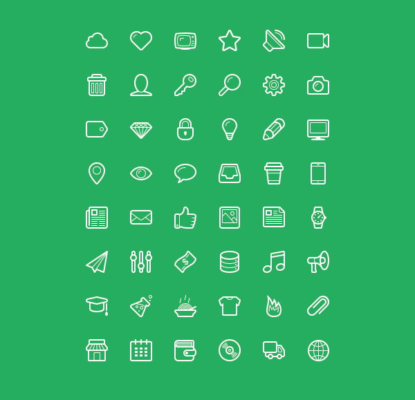 Linecons Free - Vector Icons Pack