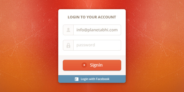 Login form