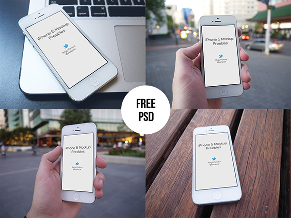 Free iPhone 5 Mockups