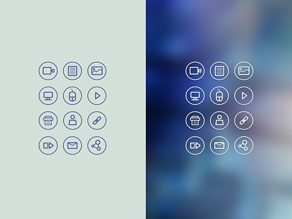 Circular Icon Set