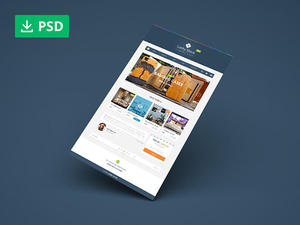 Lucky Store: Free PSD Sample